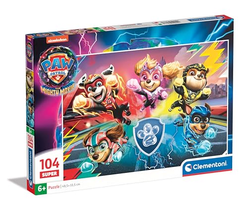 Clementoni - 27236 - Supercolor Puzzle - Paw Patrol The Mighty Movie ...